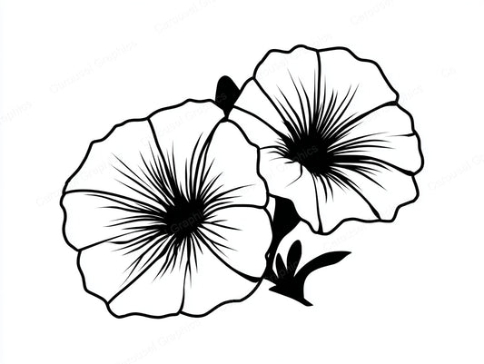 Petunia Vector Graphic preview