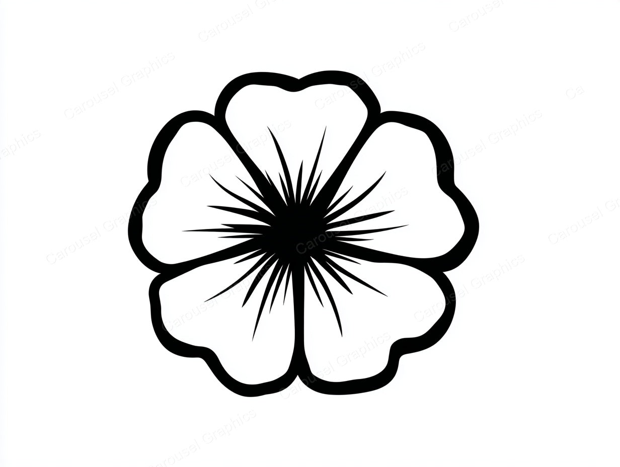Petunia Vector Graphic preview