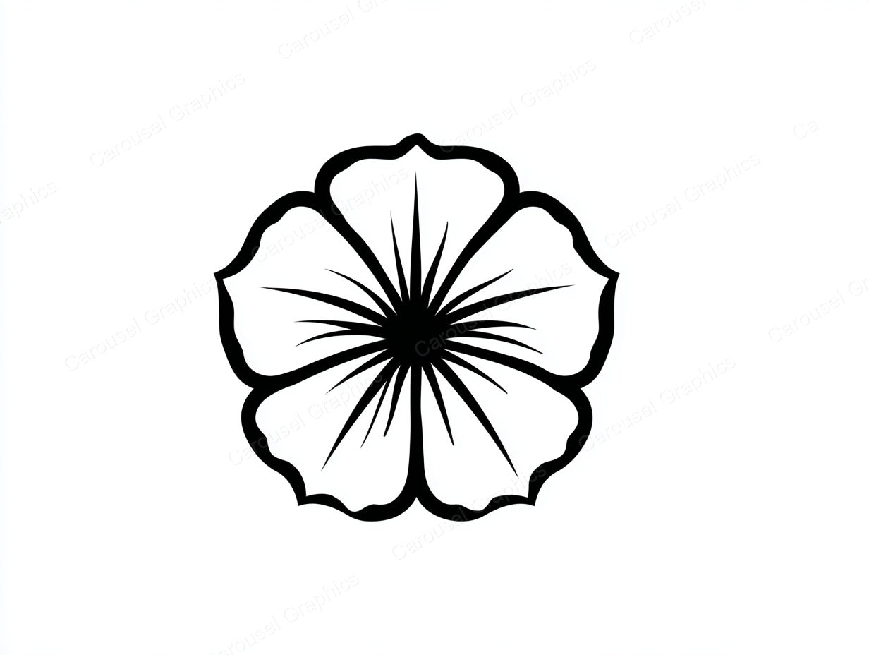 Petunia Vector Graphic preview