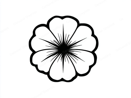 Petunia Vector Graphic preview