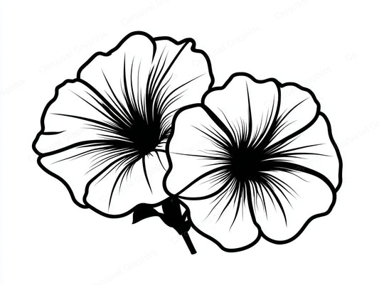 Petunia Vector Graphic preview