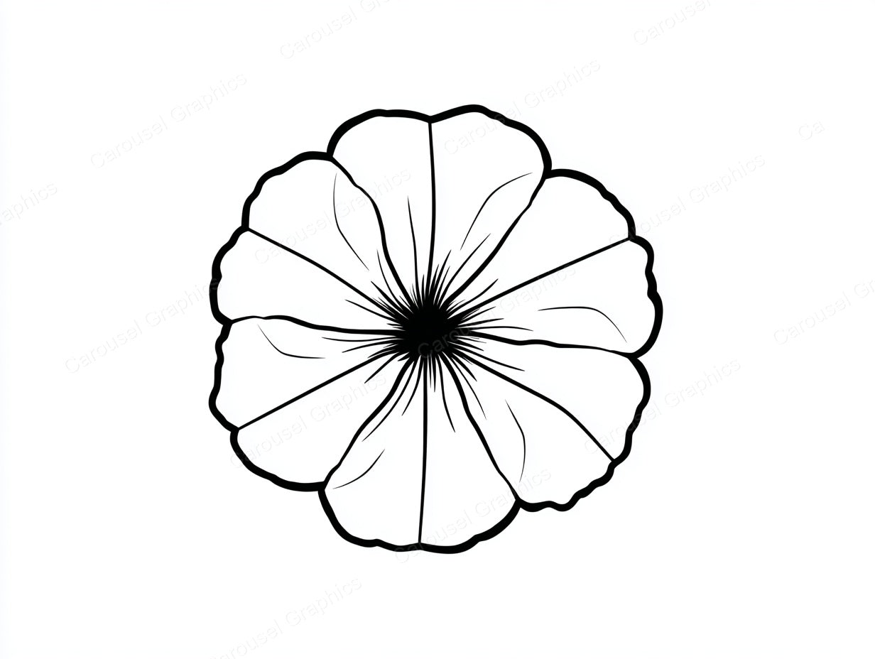Petunia Vector Graphic preview