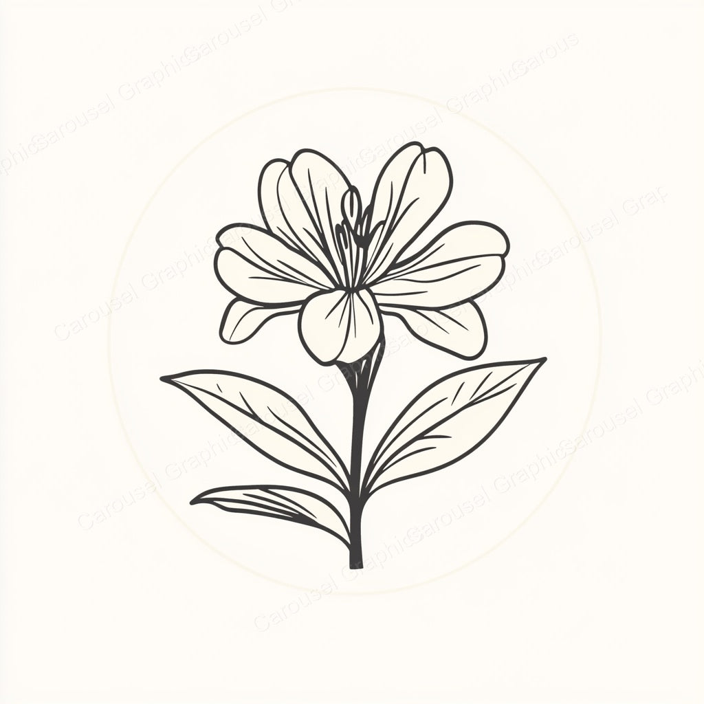 Alstroemeria Vector Graphic preview