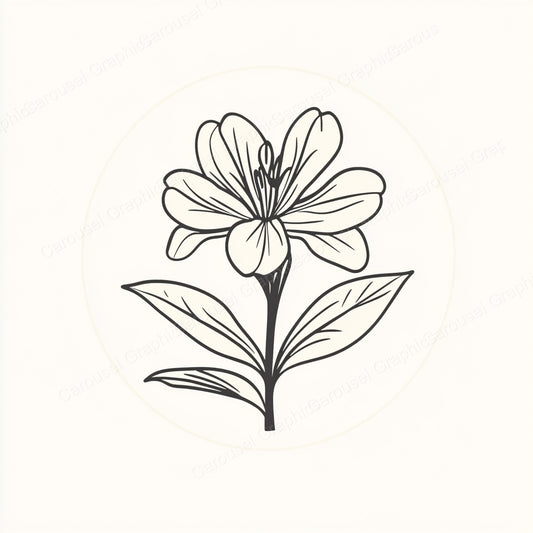 Alstroemeria Vector Graphic preview