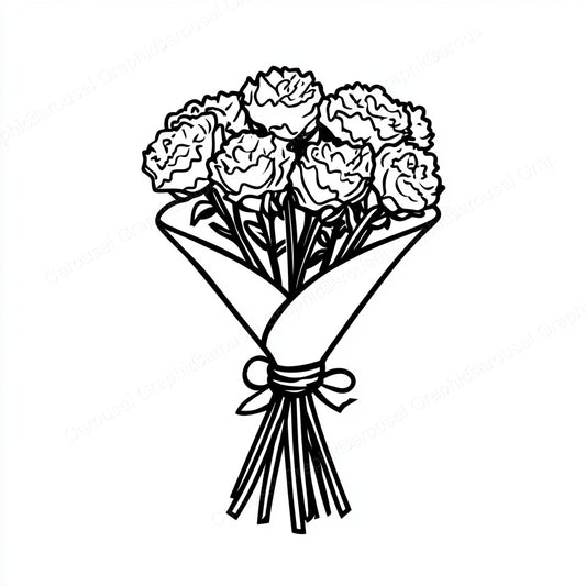 Carnation Vector Graphic preview