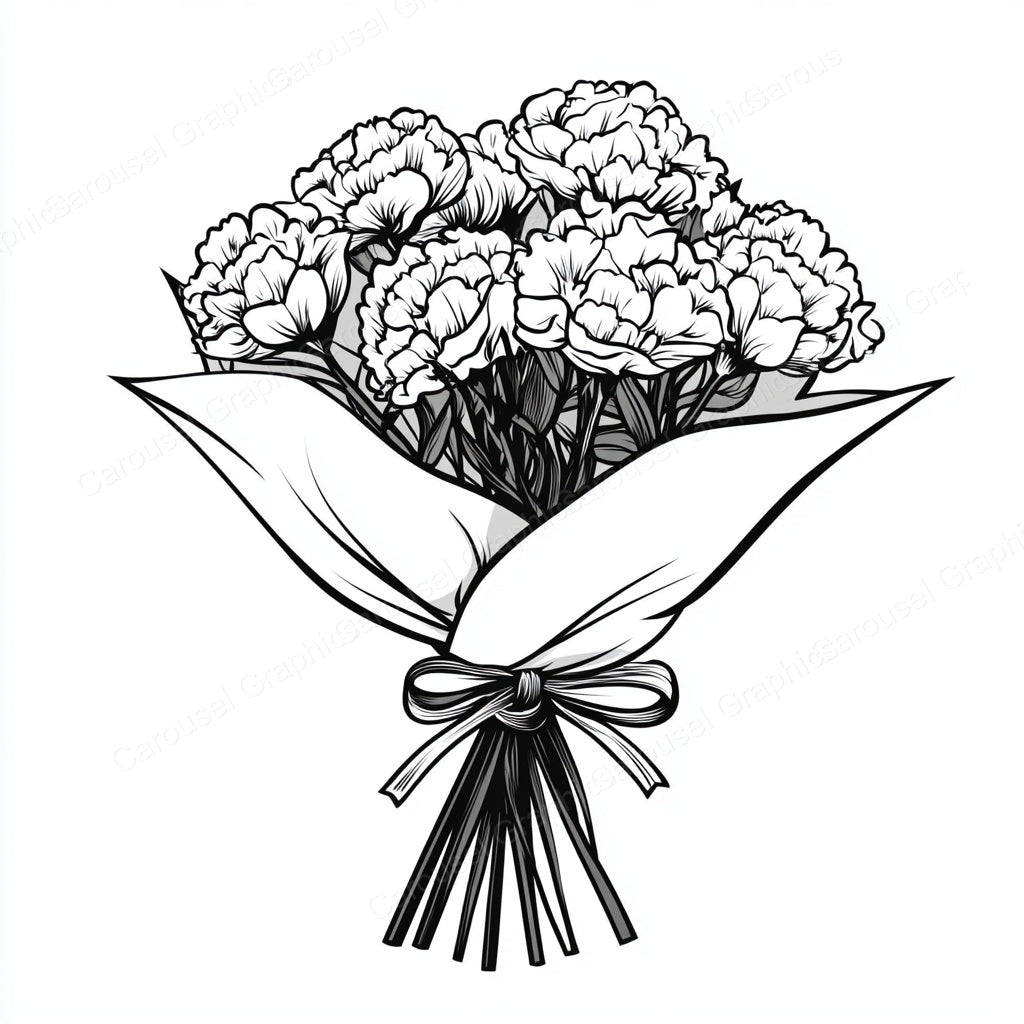 Carnation Vector Graphic preview