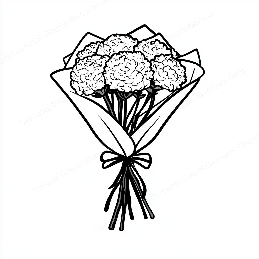 Carnation Vector Graphic preview