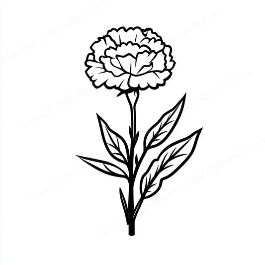 Carnation Vector Graphic preview