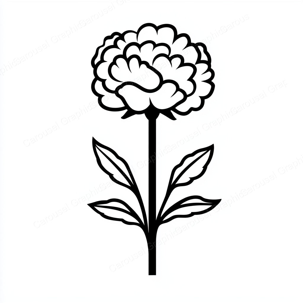 Carnation Vector Graphic preview