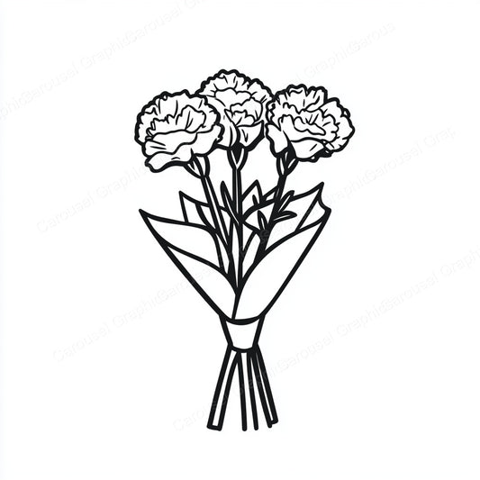 Carnation Vector Graphic preview