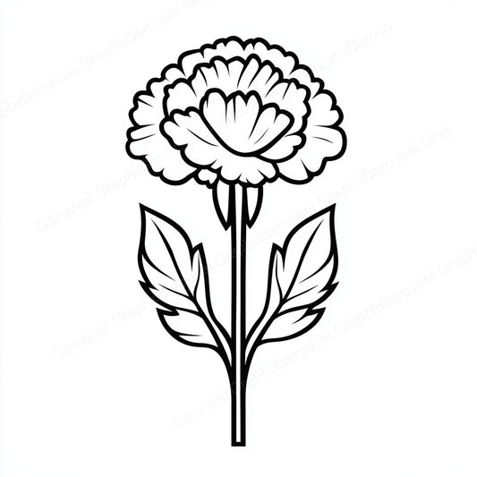 Carnation Vector Graphic preview