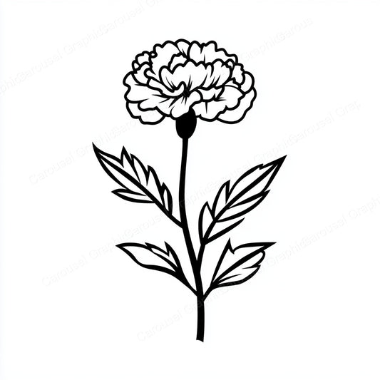 Carnation Vector Graphic preview