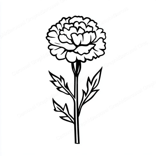 Carnation Vector Graphic preview