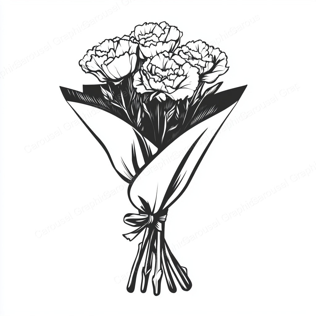 Carnation Vector Graphic preview