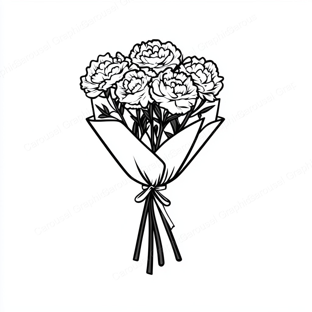 Carnation Vector Graphic preview