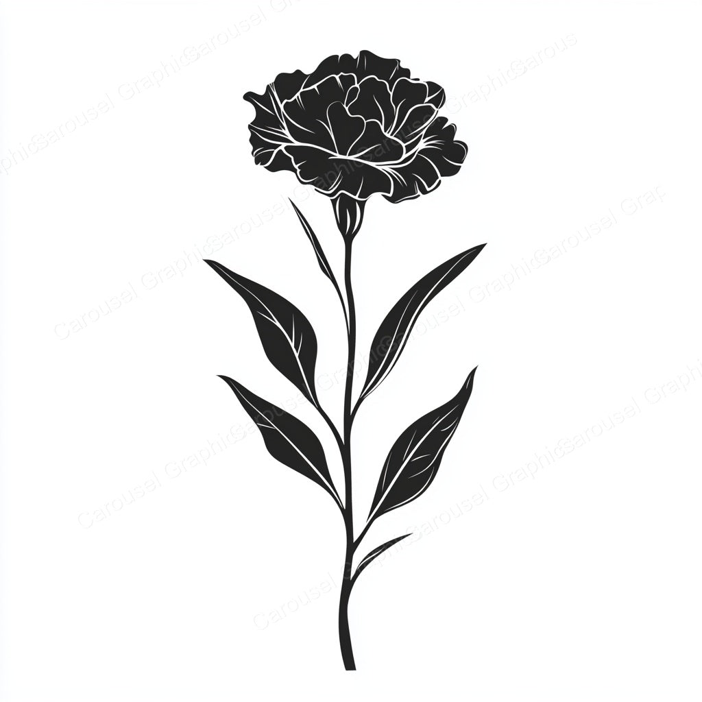 Carnation Vector Graphic preview