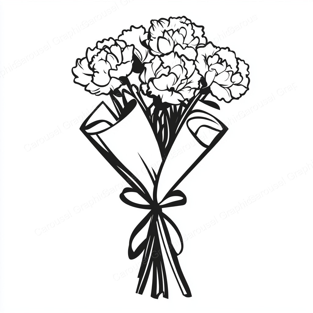 Carnation Vector Graphic preview