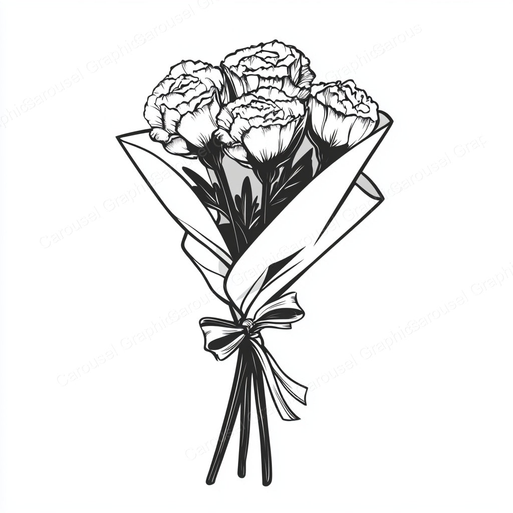 Carnation Vector Graphic preview