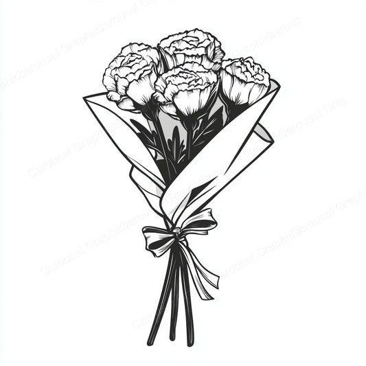 Carnation Vector Graphic preview