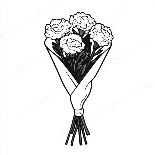 Carnation Vector Graphic preview
