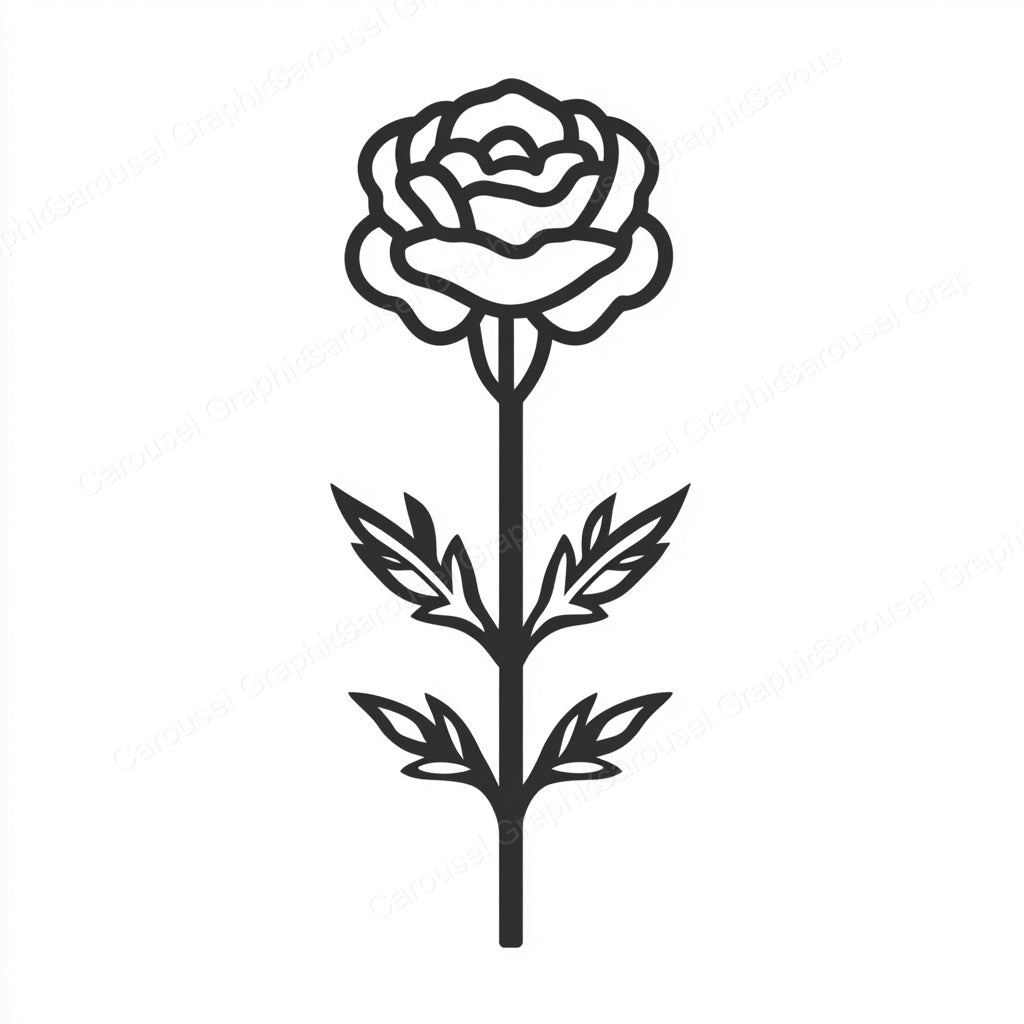 Carnation Vector Graphic preview