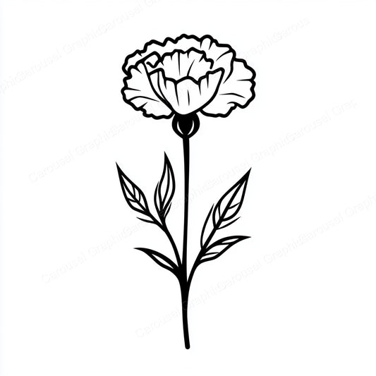 Carnation Vector Graphic preview