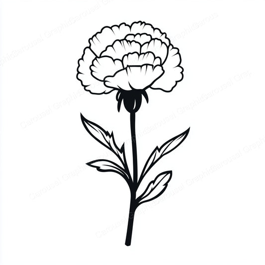 Carnation Vector Graphic preview