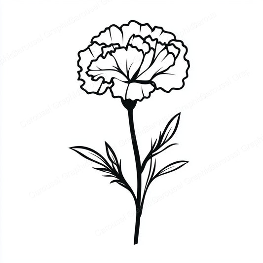 Carnation Vector Graphic preview