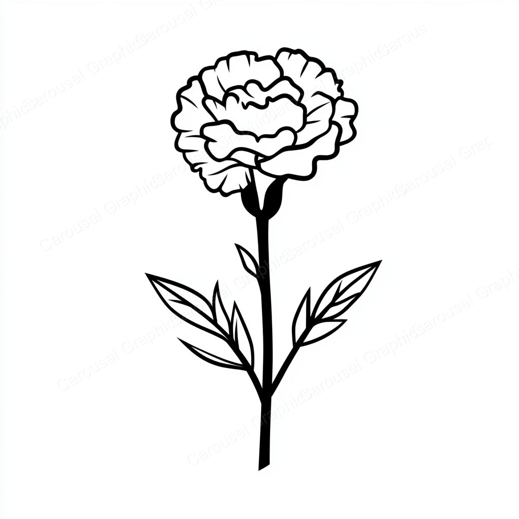 Carnation Vector Graphic preview