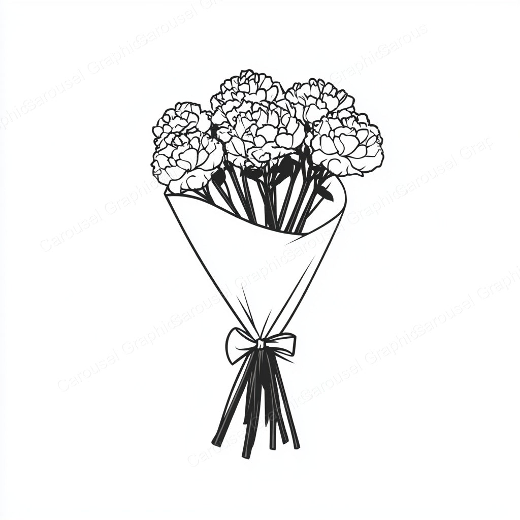 Carnation Vector Graphic preview