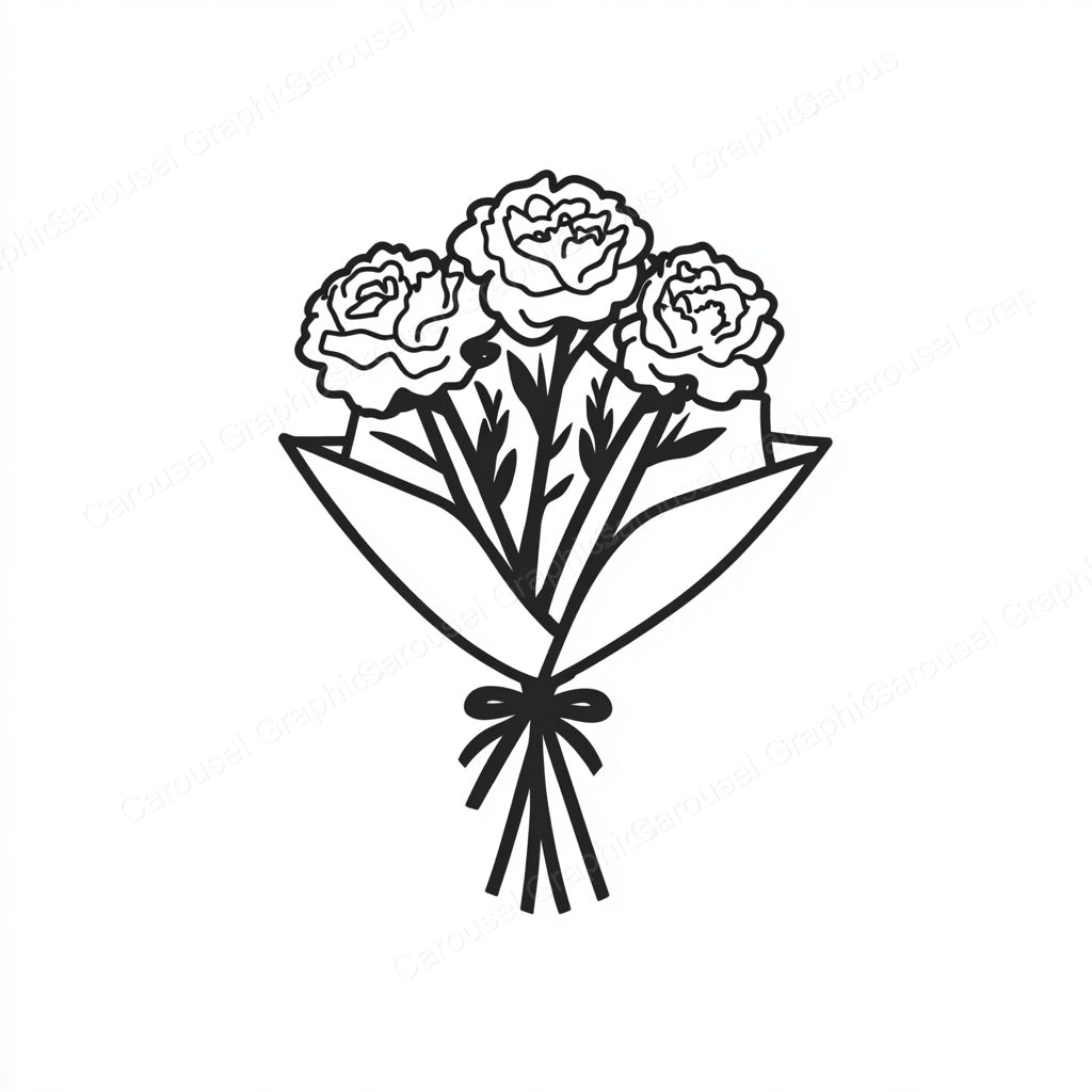 Carnation Vector Graphic preview