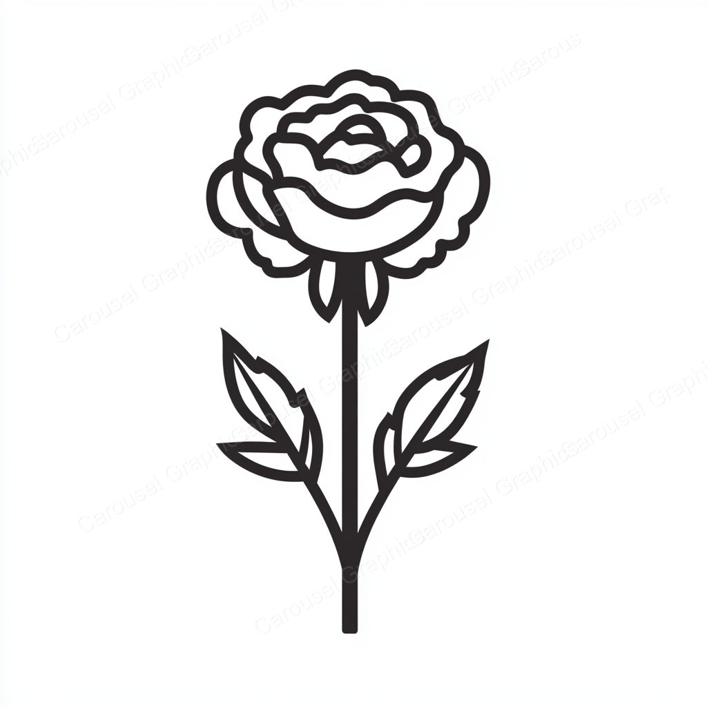 Carnation Vector Graphic preview
