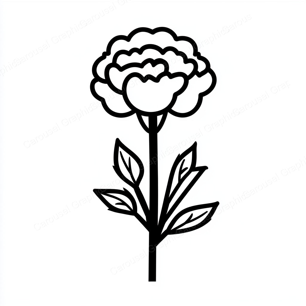 Carnation Vector Graphic preview