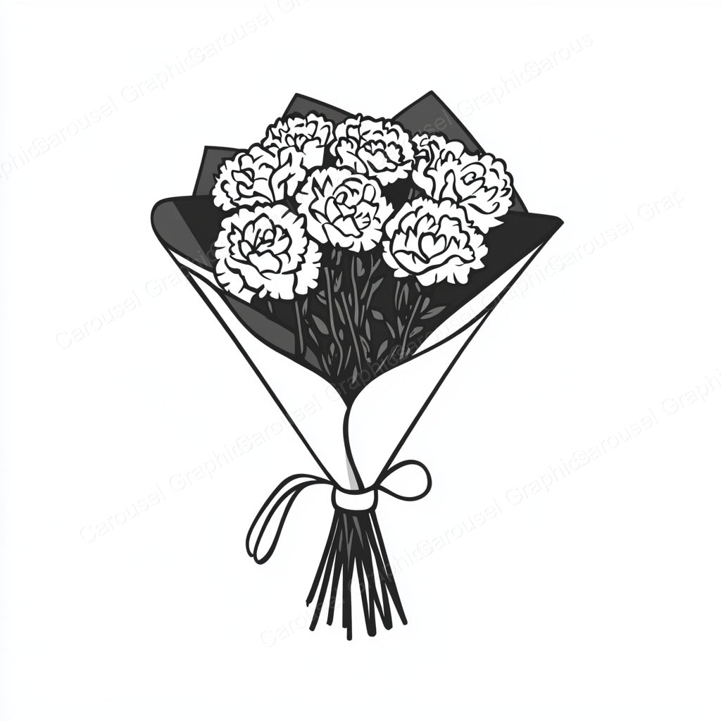 Carnation Vector Graphic preview