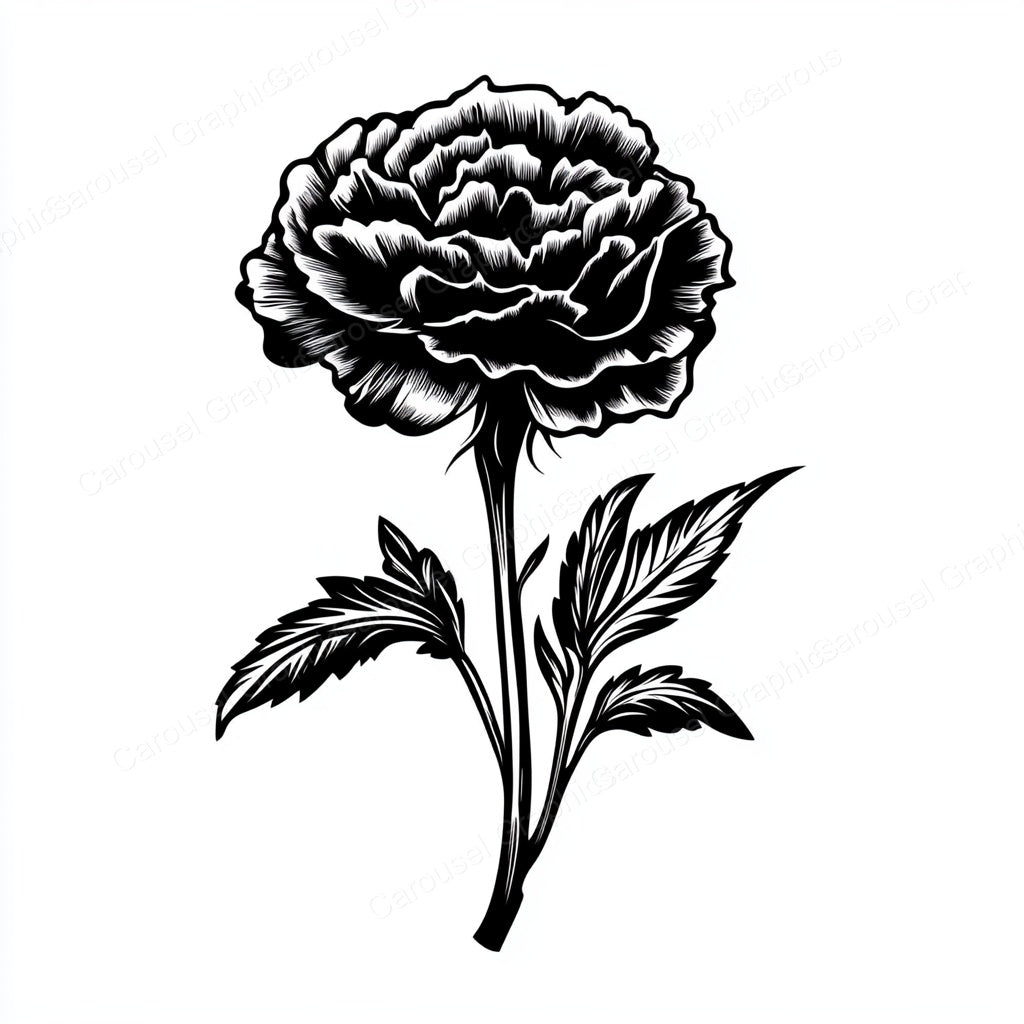 Carnation Vector Graphic preview