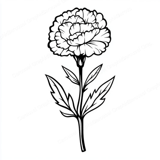 Carnation Vector Graphic preview