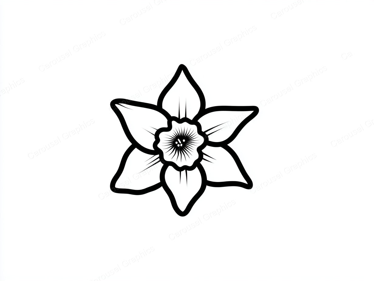 Daffodil Vector Graphic preview