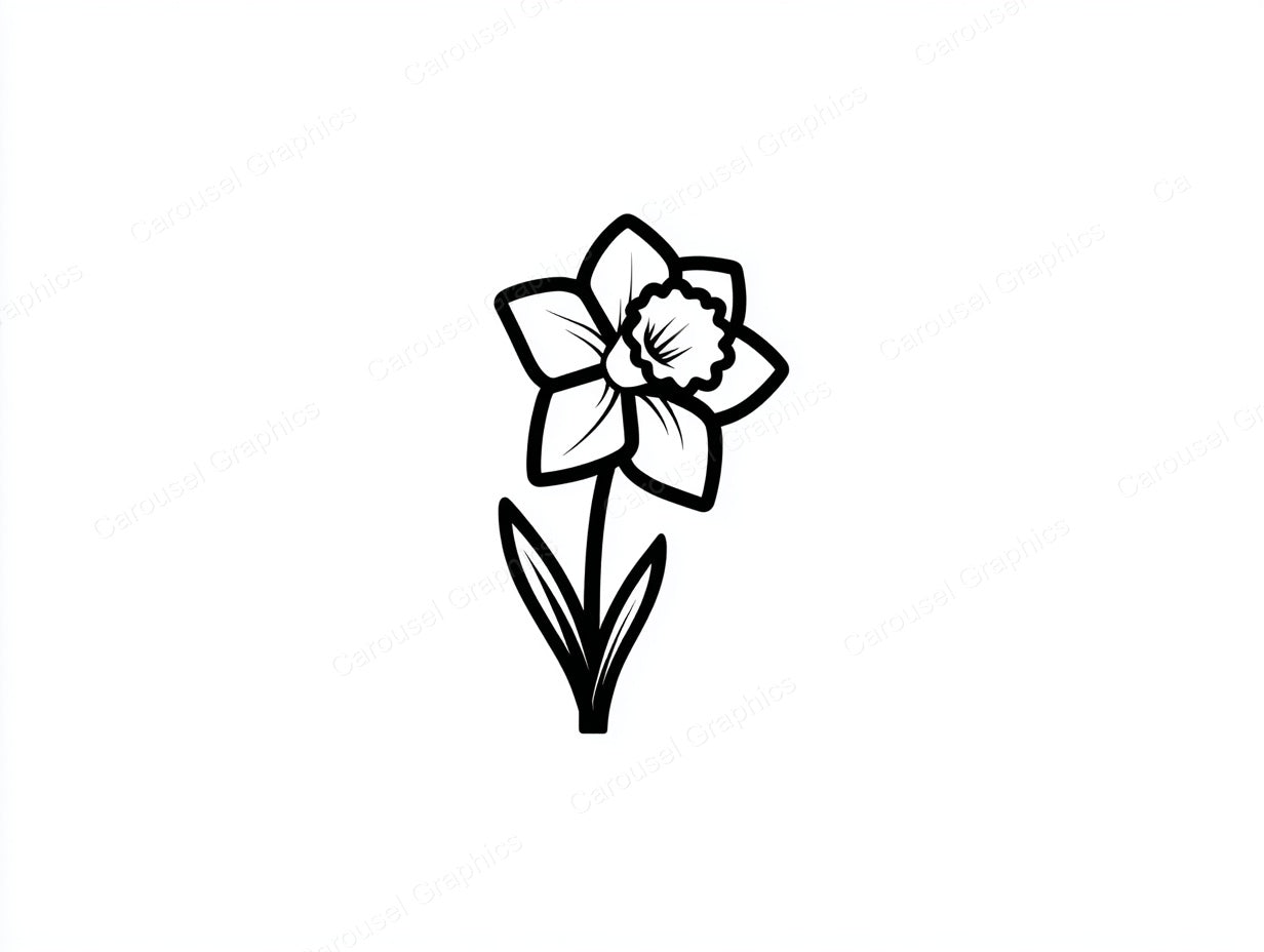 Daffodil Vector Graphic preview