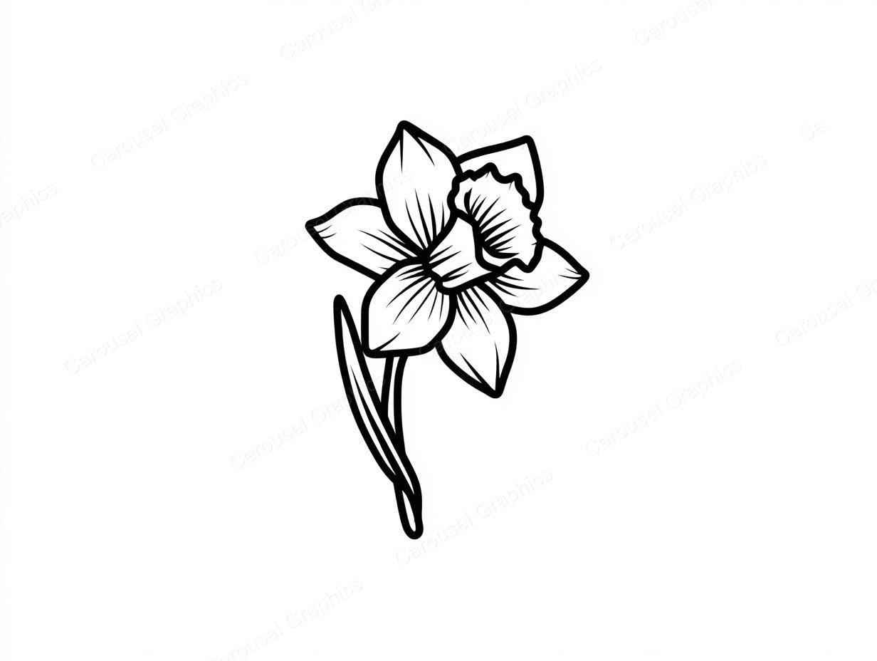 Daffodil Vector Graphic preview