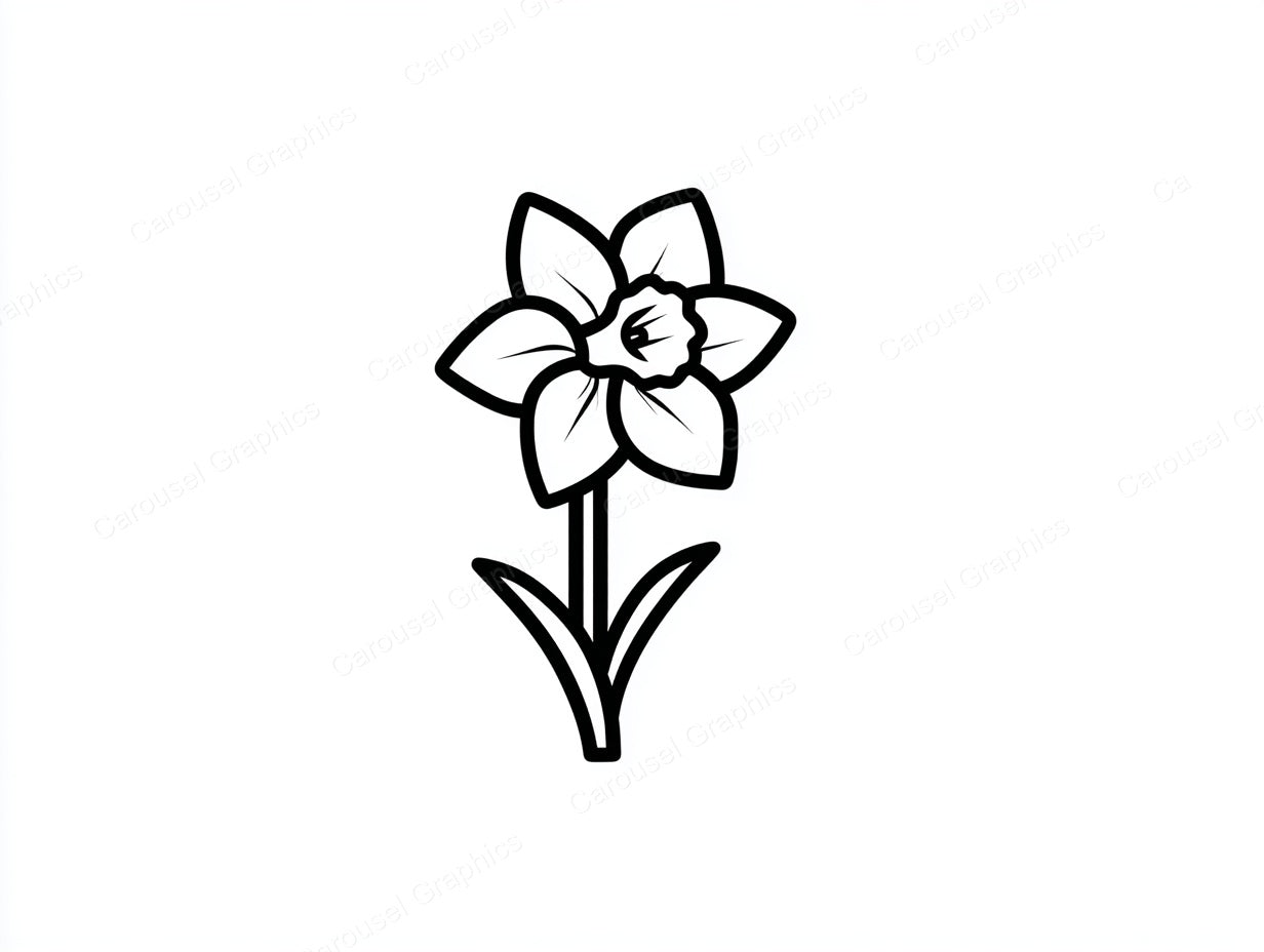 Daffodil Vector Graphic preview
