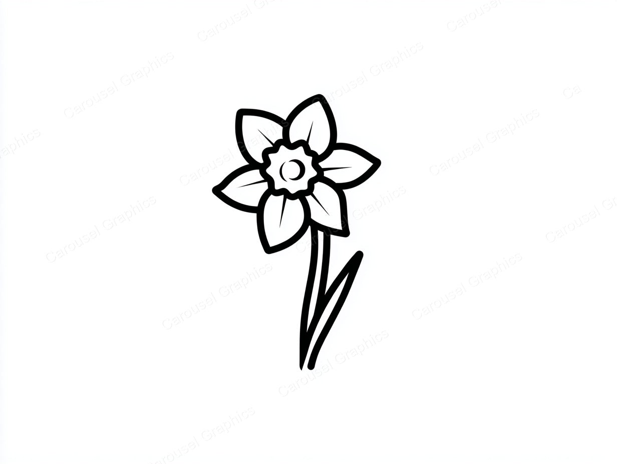Daffodil Vector Graphic preview