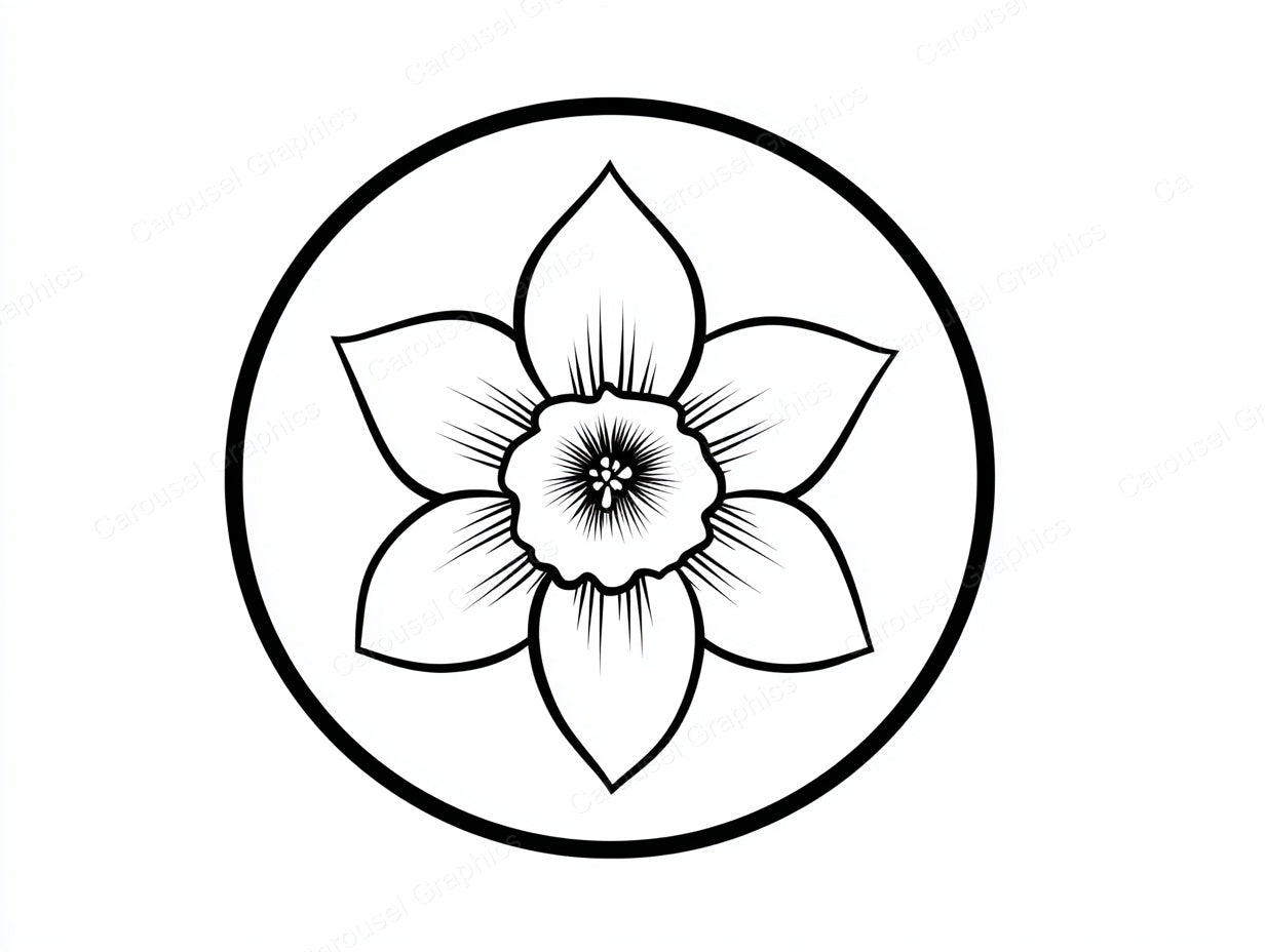 Daffodil Vector Graphic preview