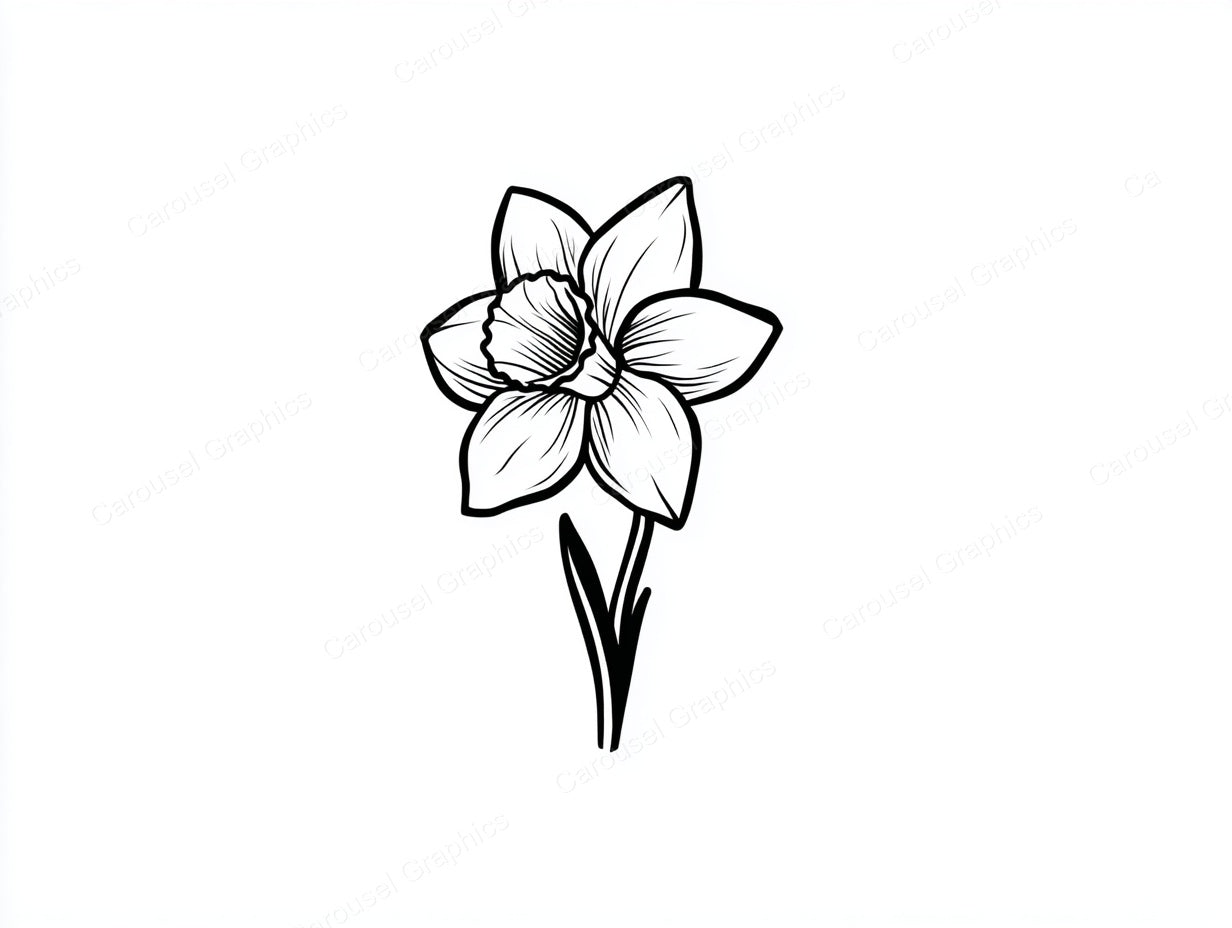 Daffodil Vector Graphic preview