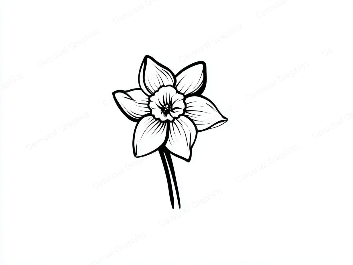 Daffodil Vector Graphic preview