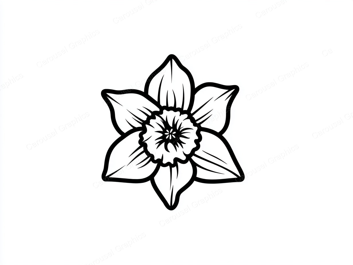 Daffodil Vector Graphic preview