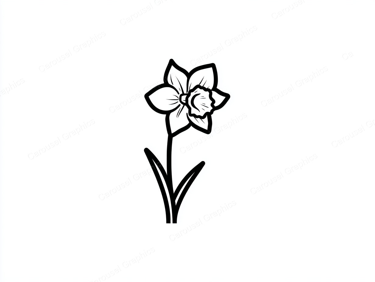 Daffodil Vector Graphic preview