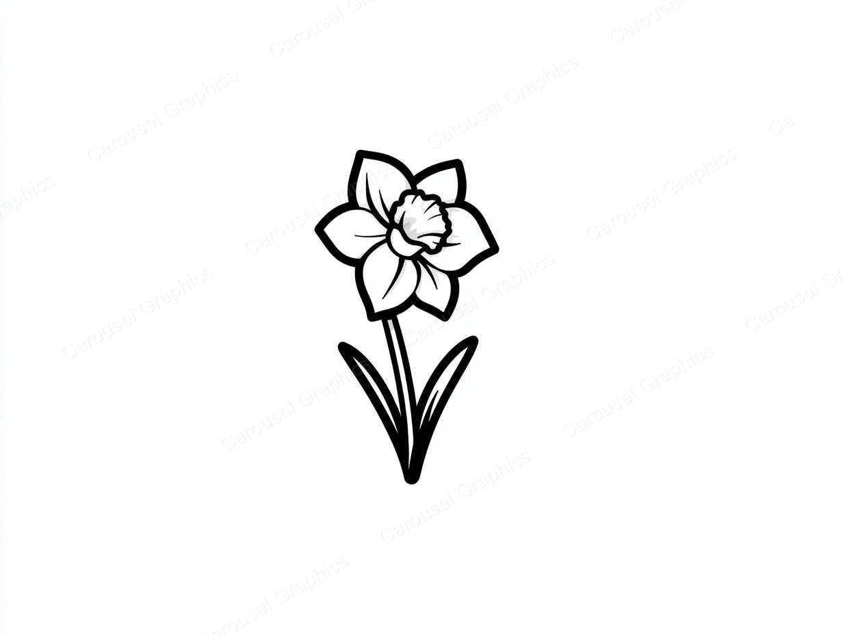 Daffodil Vector Graphic preview