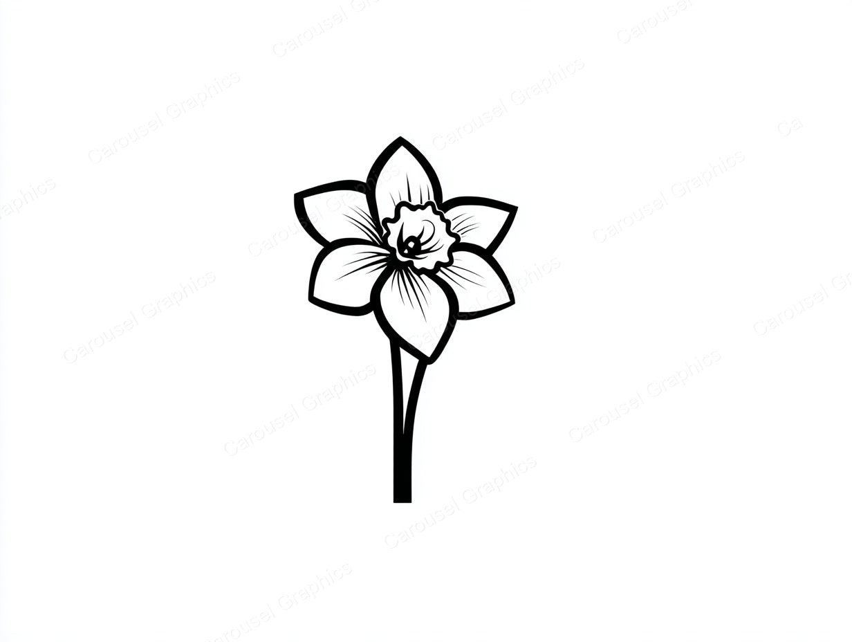 Daffodil Vector Graphic preview