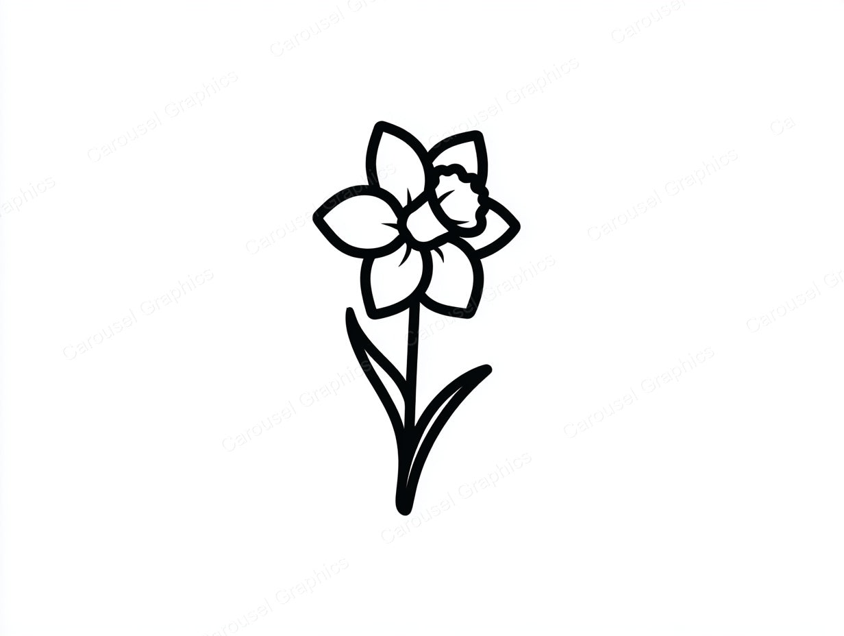 Daffodil Vector Graphic preview