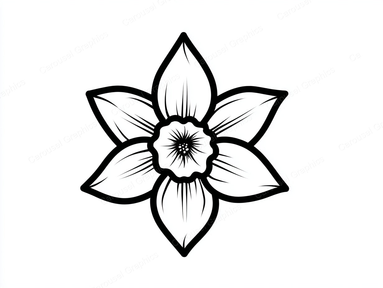 Daffodil Vector Graphic preview
